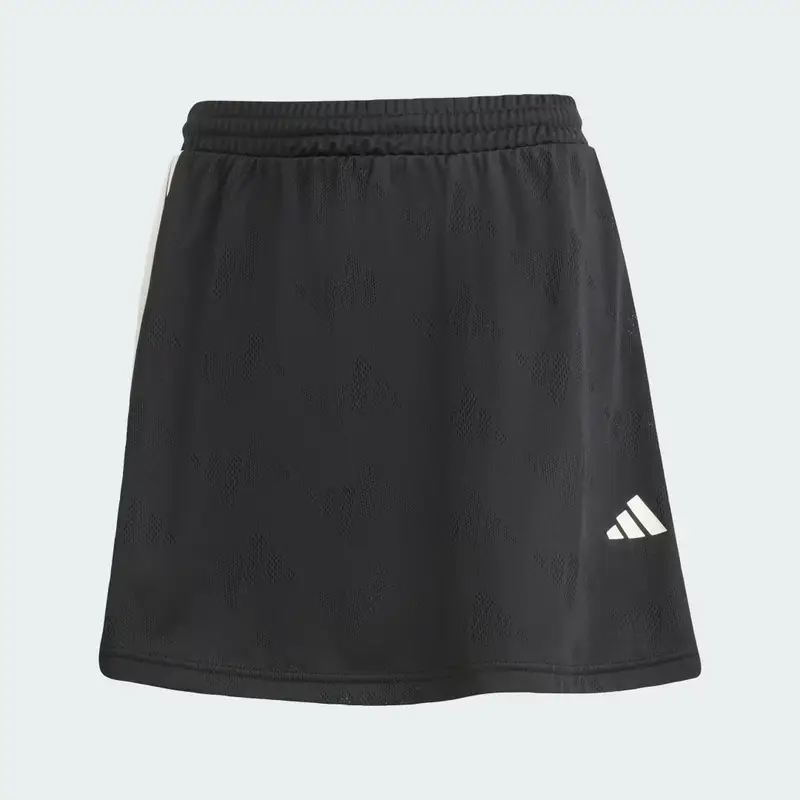 Gonna jacquard Stadium a 3 Strisce ispirata al tennis con short Black miniatura 4