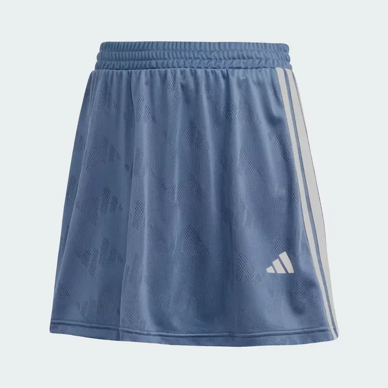 Gonna jacquard Stadium a 3 Strisce ispirata al tennis con short Preloved Ink miniatura 4