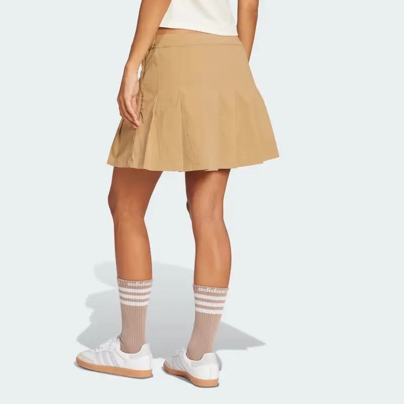 Gonna Pleated Beige miniatura 2