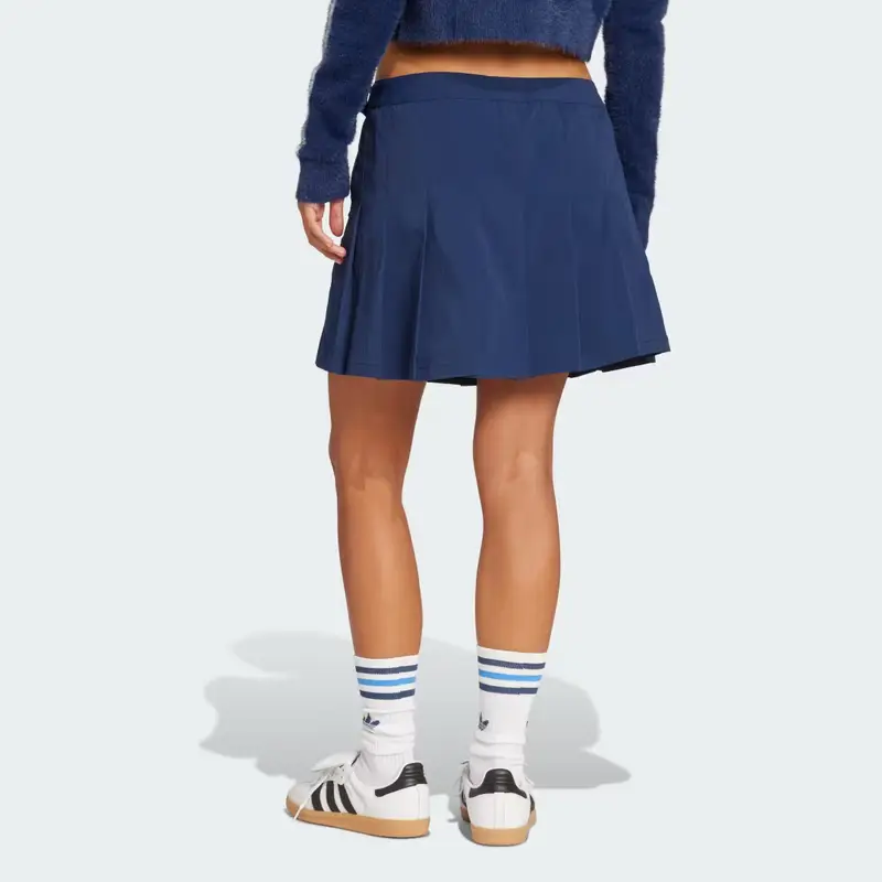 Gonna Pleated Night Indigo miniatura 2