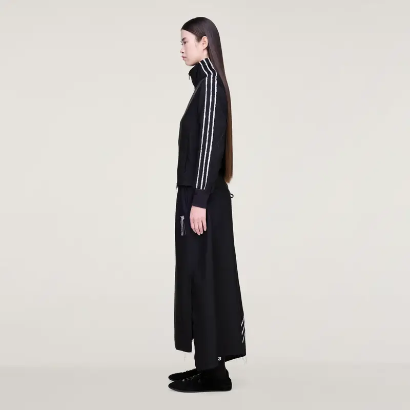 GONNA Y-3 SPORT UNIFORM RAW CUT 3 STRIPES Black miniatura 2