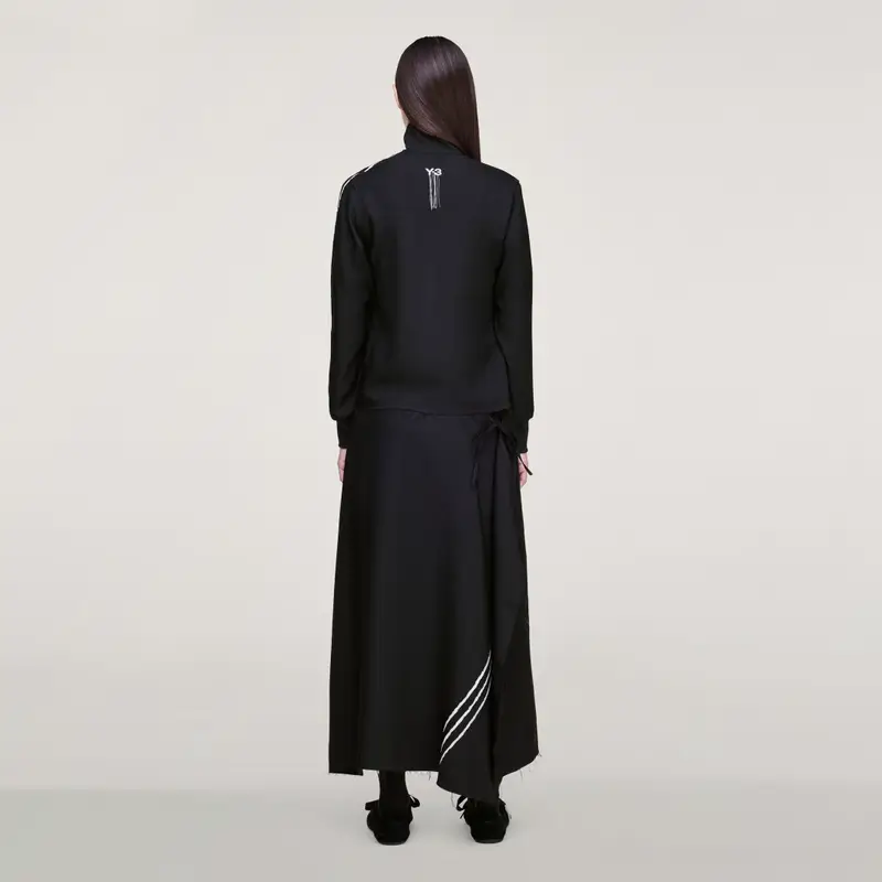 GONNA Y-3 SPORT UNIFORM RAW CUT 3 STRIPES Black miniatura 3