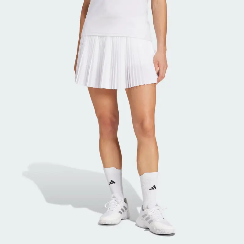 Gonnellino Club Pleated White