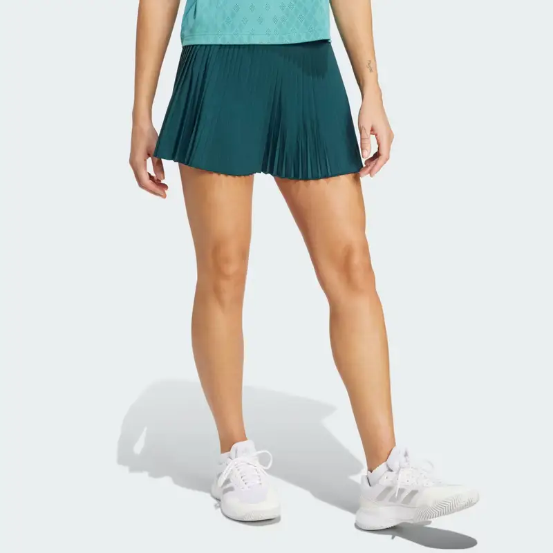 Gonnellino da tennis Pro Climacool Pleated Aurora Ivy miniatura 3