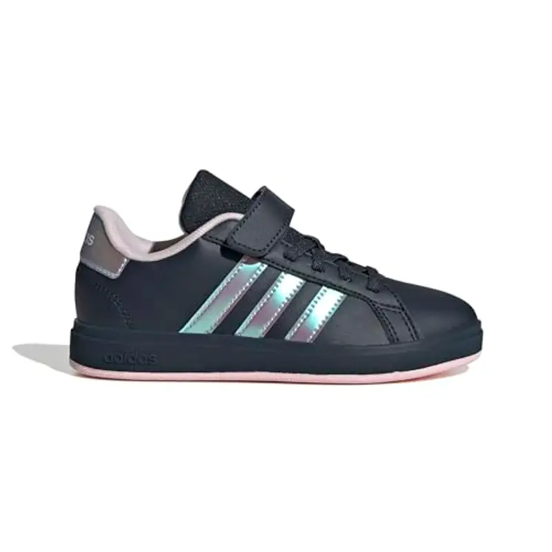adidas Grand Court 2.0 Shoes Children, Scarpe da Tennis, AURINK/IRIDESCEN/CLEARPINK, 29 EU miniatura 2