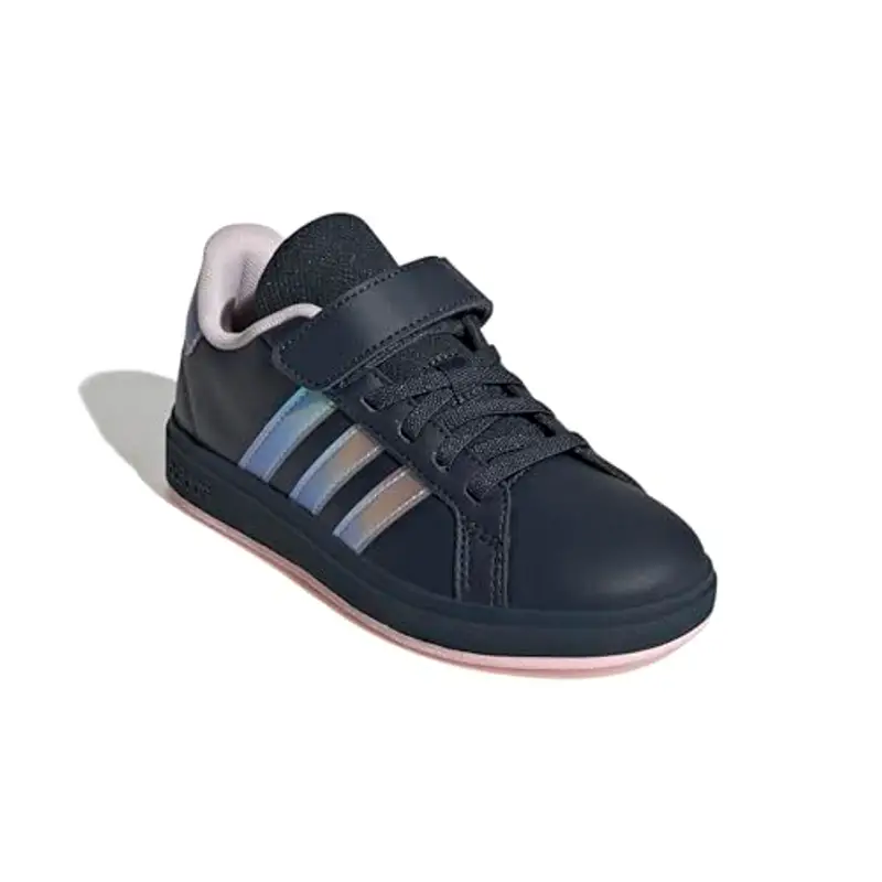adidas Grand Court 2.0 Shoes Children, Scarpe da Tennis, AURINK/IRIDESCEN/CLEARPINK, 29 EU miniatura 3