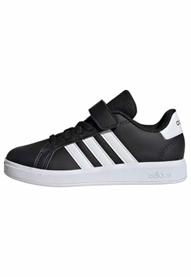adidas Grand Court 2.0 Shoes Children, Scarpe da Tennis, Core Black/Cloud White/Core Black, 30 EU