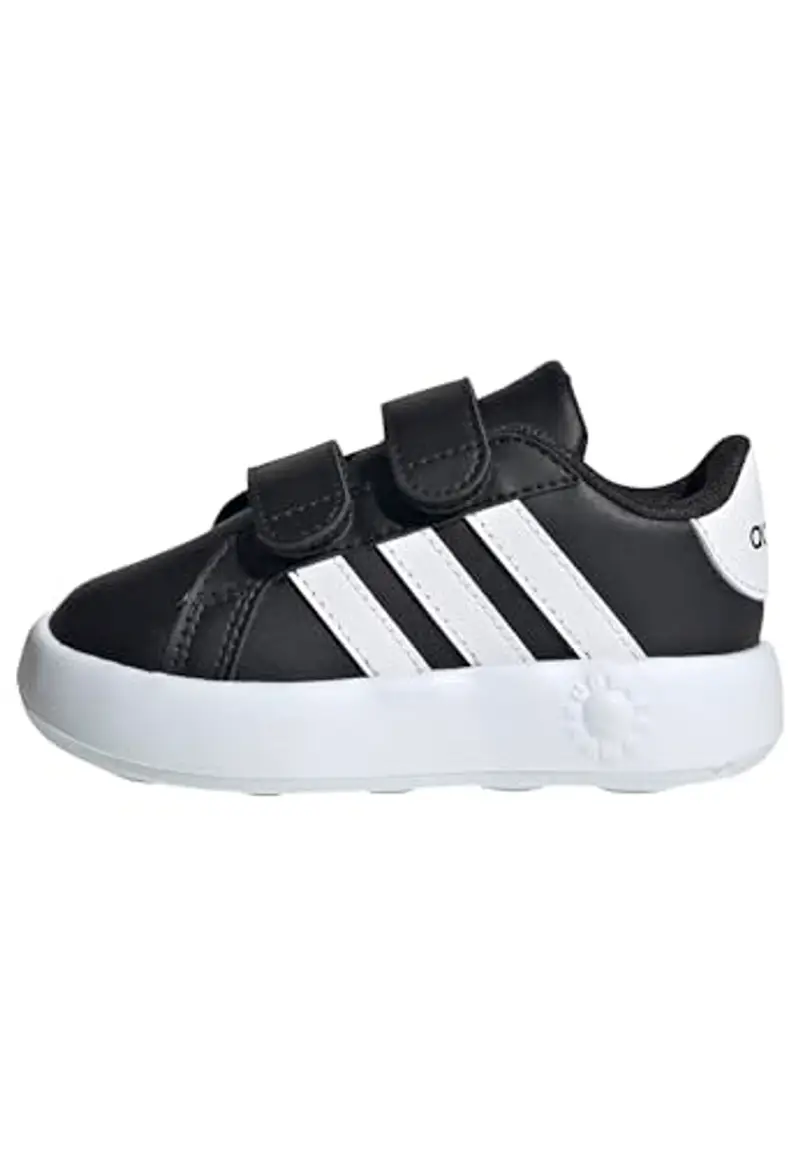 adidas Grand Court 2.0 Shoes Kids, Scarpe da Tennis Unisex - Bambini e Ragazzi, Black White, 27 EU