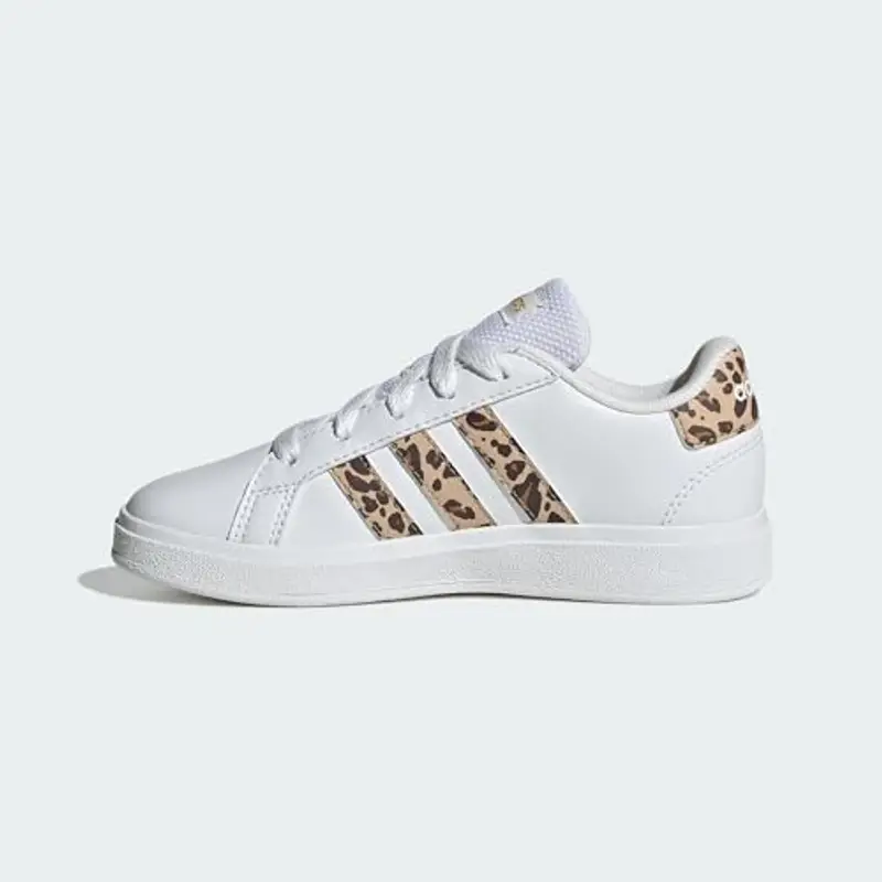 adidas Grand Court 2.0 Shoes Kids, Scarpe da Tennis Unisex - Bambini e Ragazzi, Cloud White Magic Beige Gold, 39 1/3 EU miniatura 2