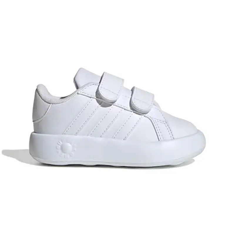 adidas Grand Court 2.0 Shoes Kids, Scarpe da Tennis Unisex - Bimbi 0-24, Cloud White Cloud White Grey, 26 EU miniatura 2