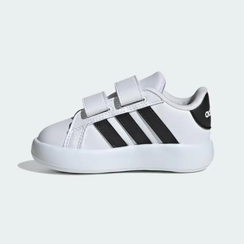 adidas Grand Court 2.0 Shoes Kids, Scarpe da Tennis Unisex - Bimbi 0-24, Cloud White Core Black Cloud White, 19 EU miniatura 2