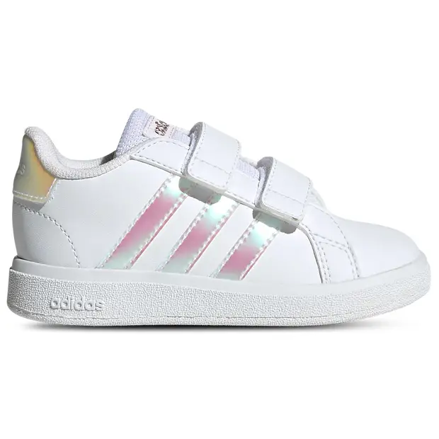 Grand Court Lifestyle Hook And Loop Neonato - Sneakers Bianco White