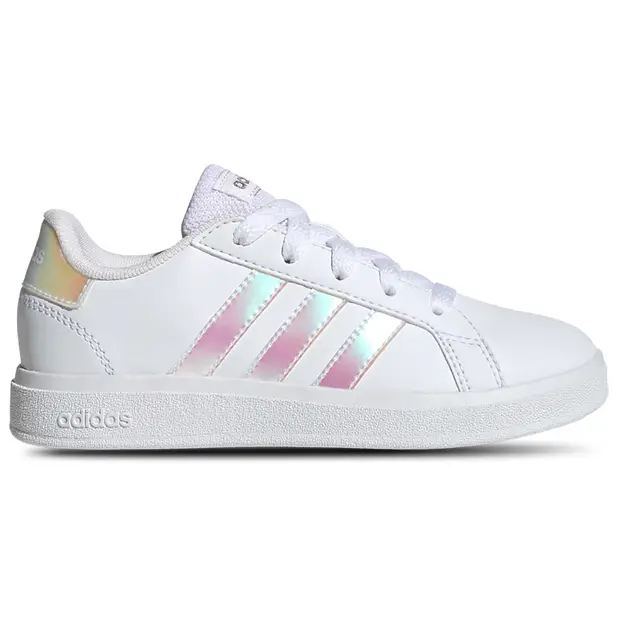 Grand Court Lifestyle Lace Tennis Bambini - Sneakers Bianco - .5 - Rete/Sintetico White