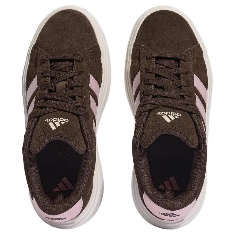 Grand Court Platform Classiche Comode Sneakers Donna Sneakers Marrone Rosa KI5137 36 miniatura 2