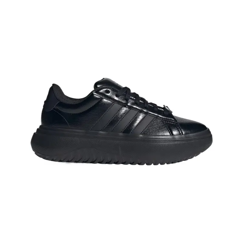 Adidas Sneakers Donna Nere Grand Court Platform Comode e Resistenti miniatura 5