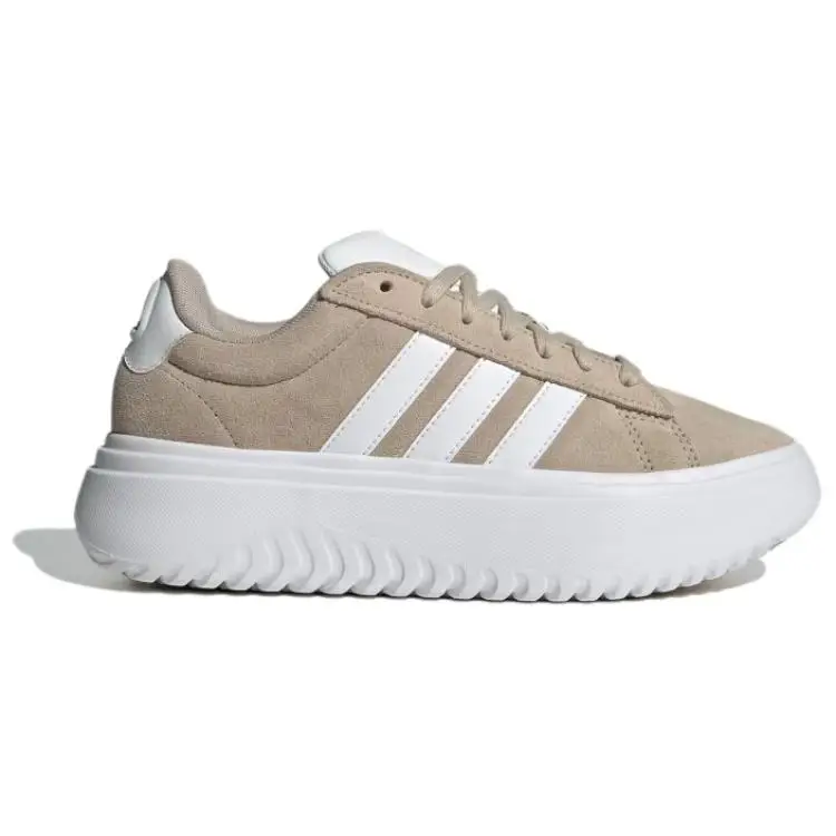 Grand Court Platform Wonder Beige Sneakers da Donna Crema Bianco Nuvola IH2408 38 miniatura 2
