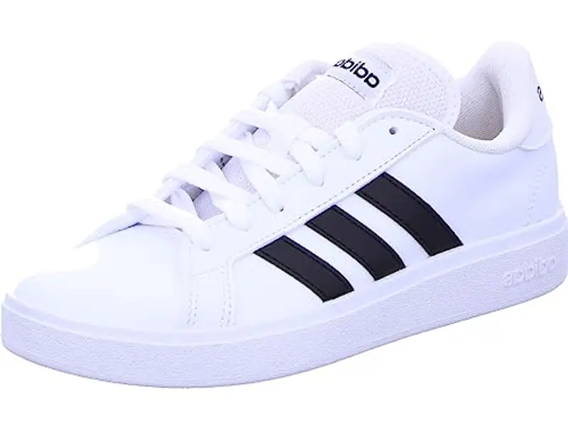 adidas Grand TD Lifestyle Court Casual Shoes, Sneakers, Cloud White/Core Black/Cloud White, 36 2/3 EU