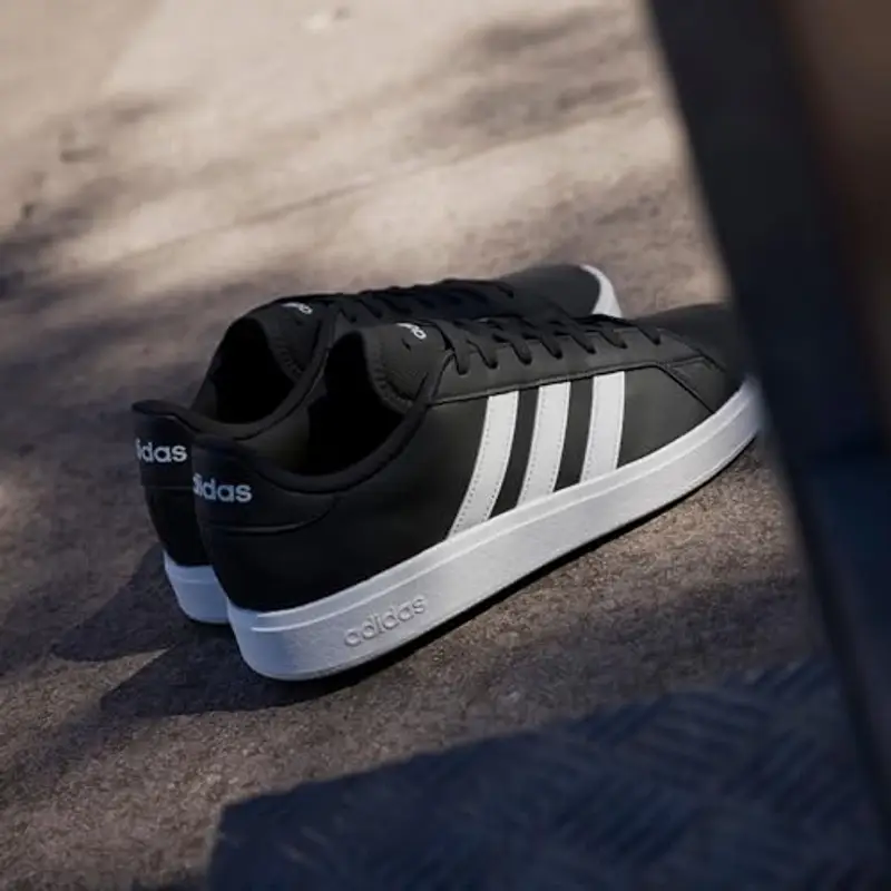 adidas Grand TD Lifestyle Court Casual Shoes, Sneakers, Core Black/Cloud White/Core Black, 36 2/3 EU miniatura 2