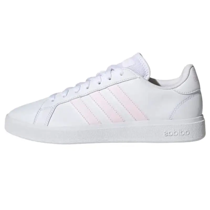 adidas Grand TD Lifestyle Court Casual Shoes, Sneakers Donna, Cloud White/Almost Pink/Cloud White, 38 2/3 EU