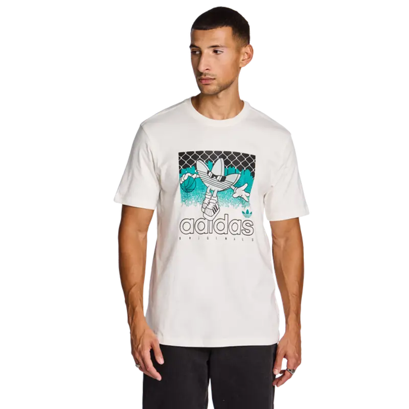 Adidas Graphics male Magliette - Bianco - Foot Locker