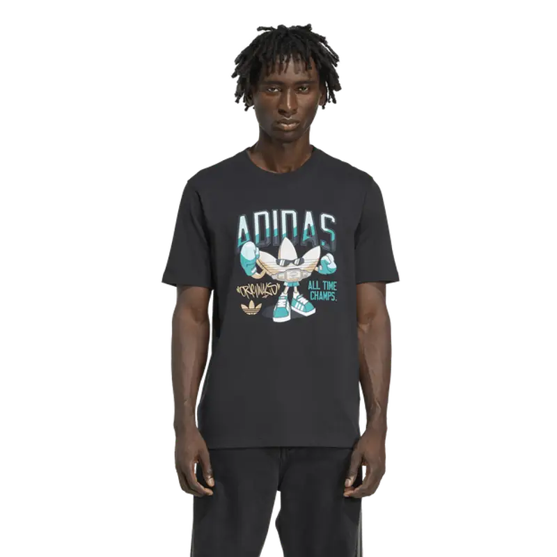 Adidas Graphics male Magliette - Nero - Foot Locker