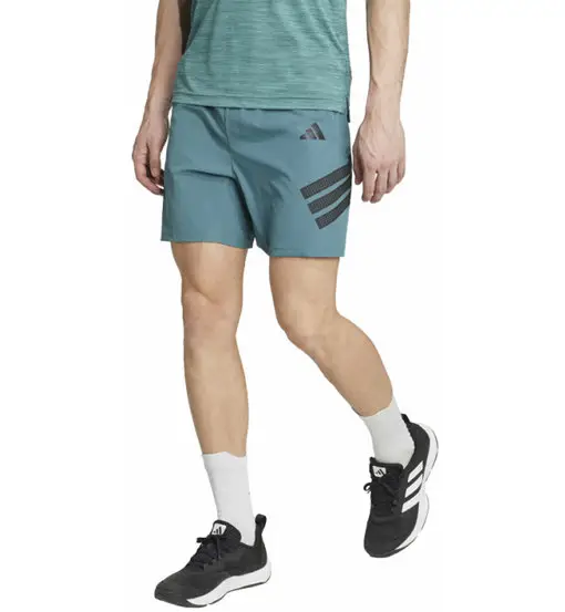 Gym Icon 3 Stripes M - pantaloni fitness - uomo Green