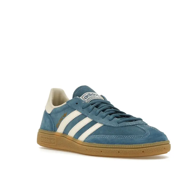 Adidas Sneakers unisex blu e crema in gomma Handball Spezial miniatura 2