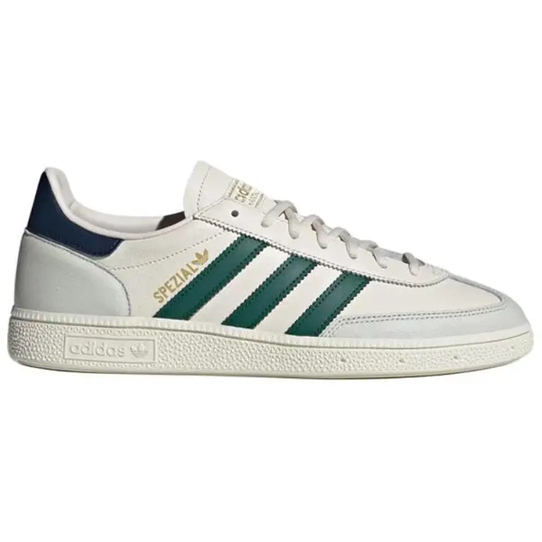 Adidas Sneakers unisex crema, gesso e verde collegiale miniatura 5