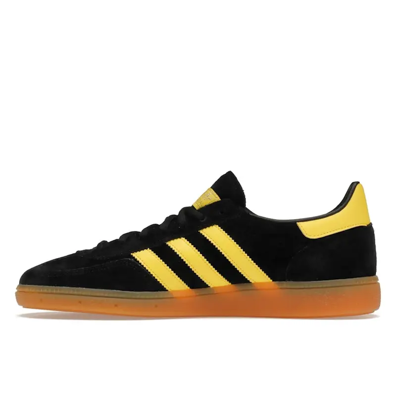 Handball Spezial Nero Giallo Sneakers Unisex Core-Black Oro-Metallizzato FX5676 37⅓ miniatura 3
