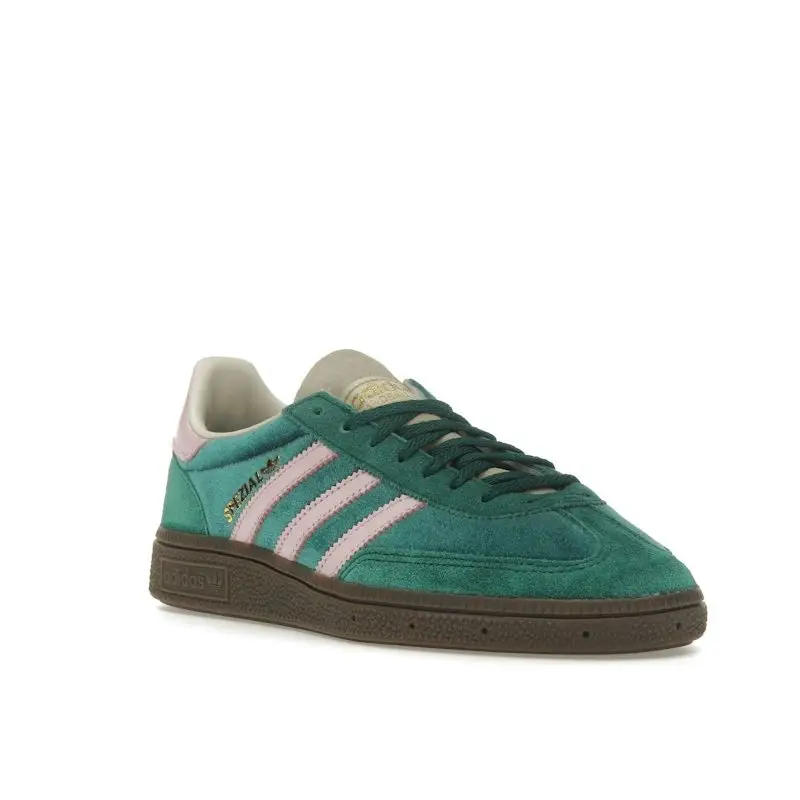 Handball Spezial Verde Collegiale Rosa Velluto Sneakers da Donna Rosa Chiaro Crema-Bianco JI2648 36⅔ miniatura 2