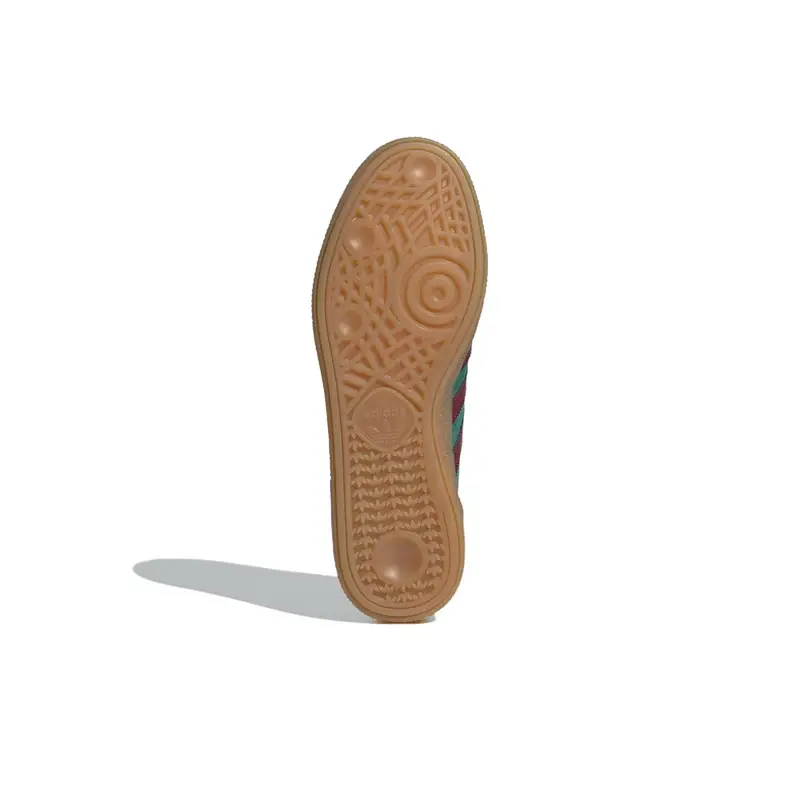 Handball Spezial Verde Collegiale Rosso Ombra Sneakers Unisex Bianco Sporco IH3841 45⅓ miniatura 3