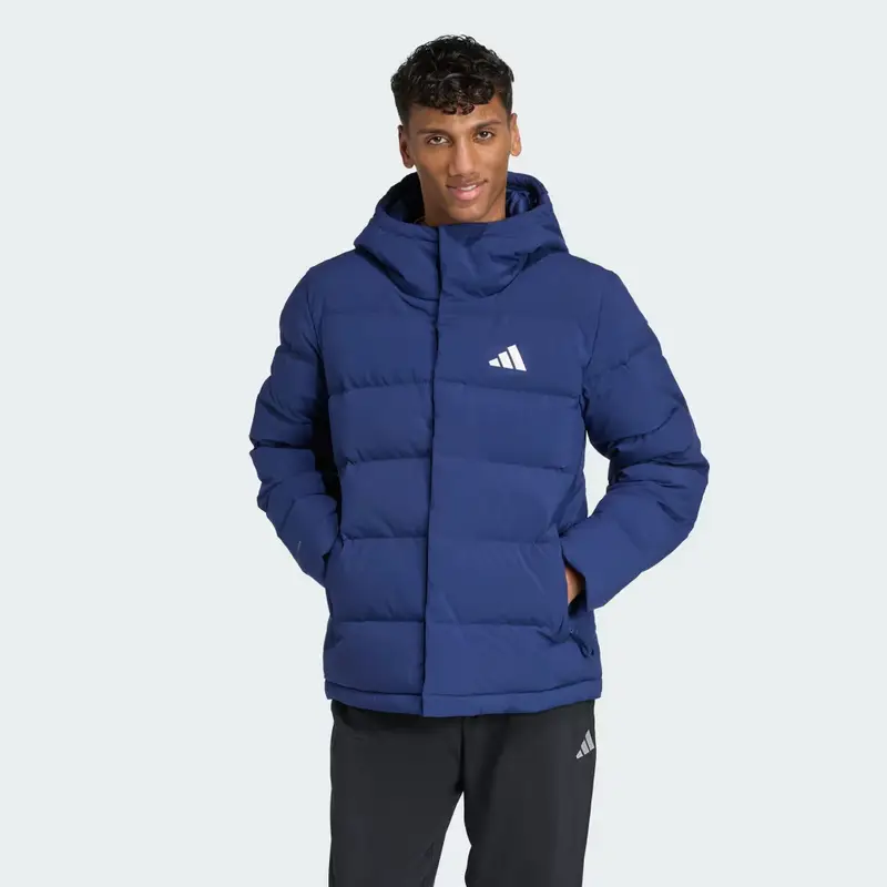 Helionic CLIMAWARM Piumino con cappuccio Dark Blue