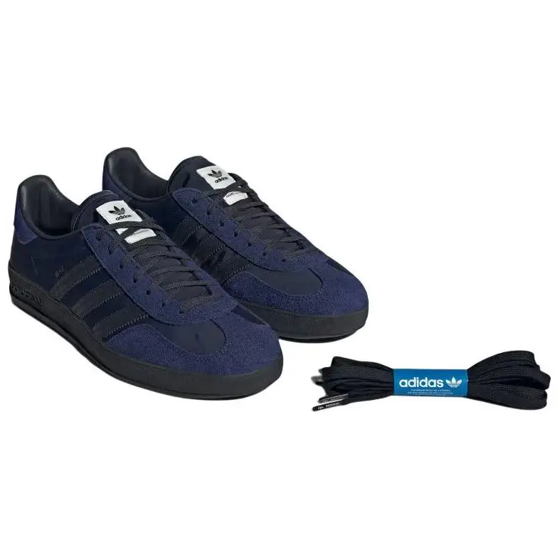 Hikari Shibata x adidas Gazelle Indoor Night Indigo Sneakers Unisex Blu Notte-Grigio Blu Scuro IH9986 37⅓ miniatura 2