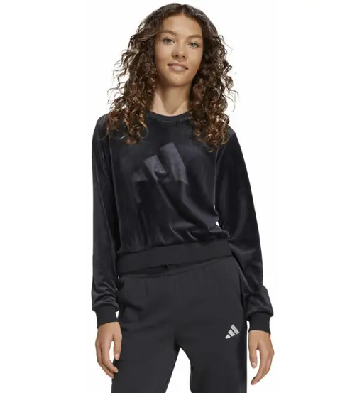 Holiday Glam Cropped Jr - felpa - ragazza Black