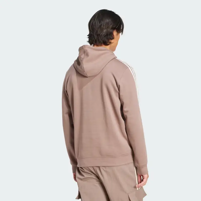 Hoodie adicolor Classics 3-Stripes Trace Brown miniatura 2