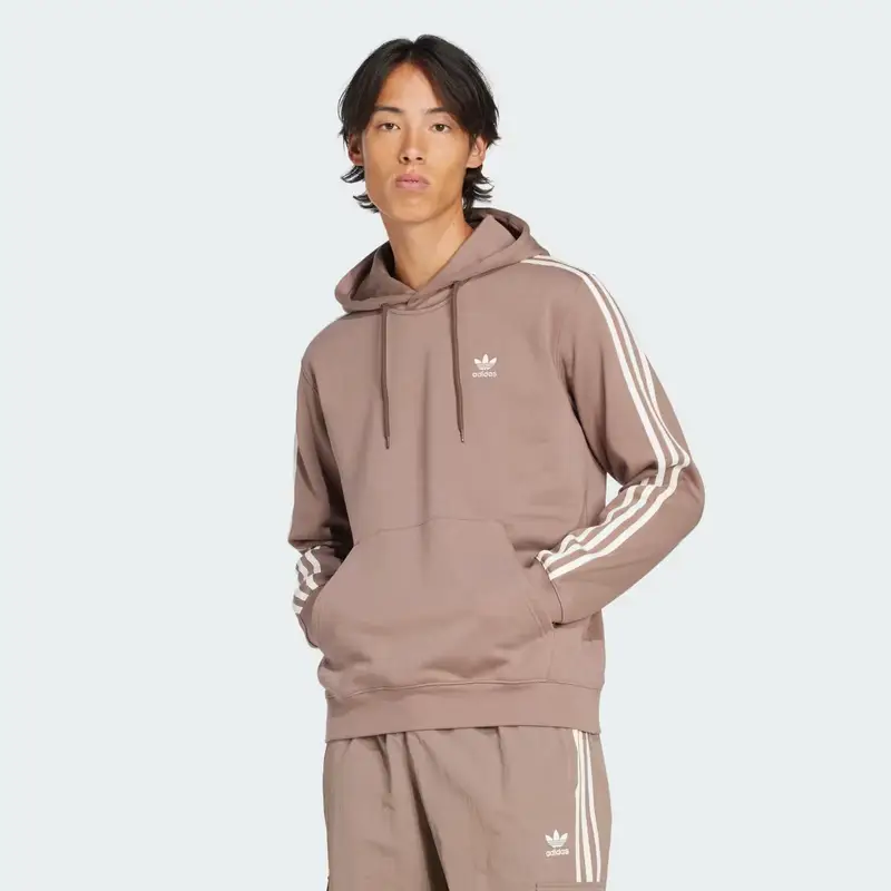 Hoodie adicolor Classics 3-Stripes Trace Brown