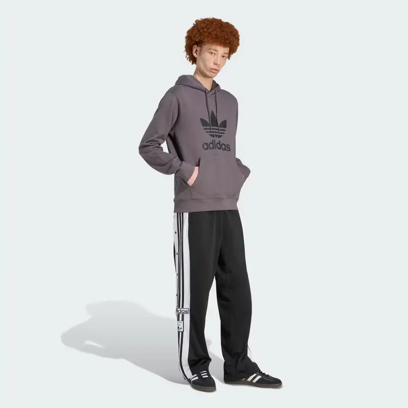 Hoodie adicolor Classics Trefoil Grey Strata miniatura 3