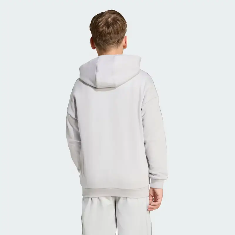 Hoodie adidas x Minecraft Kids Light Solid Grey miniatura 3