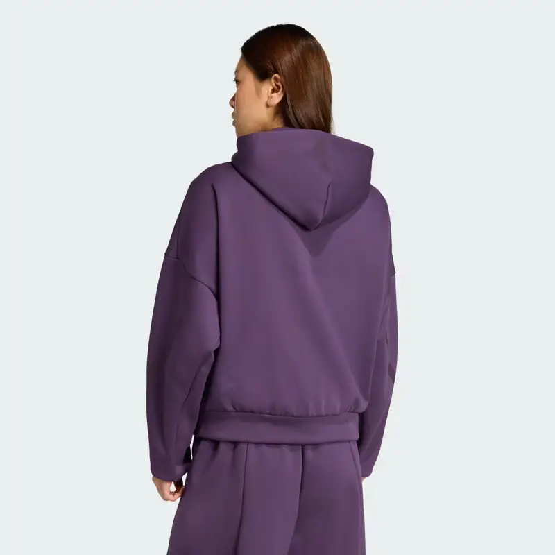 Hoodie adidas Z.N.E. Full-Zip Aurora Plum miniatura 2