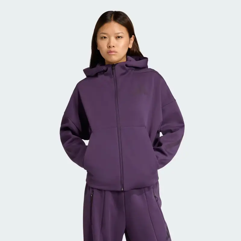 Hoodie adidas Z.N.E. Full-Zip Aurora Plum