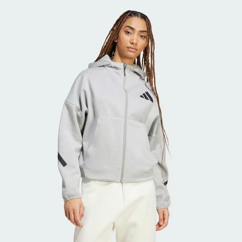 Hoodie adidas Z.N.E. Full-Zip Medium Grey Heather