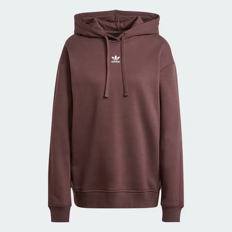 Hoodie Essentials Loose Fleece Shadow Brown miniatura 4