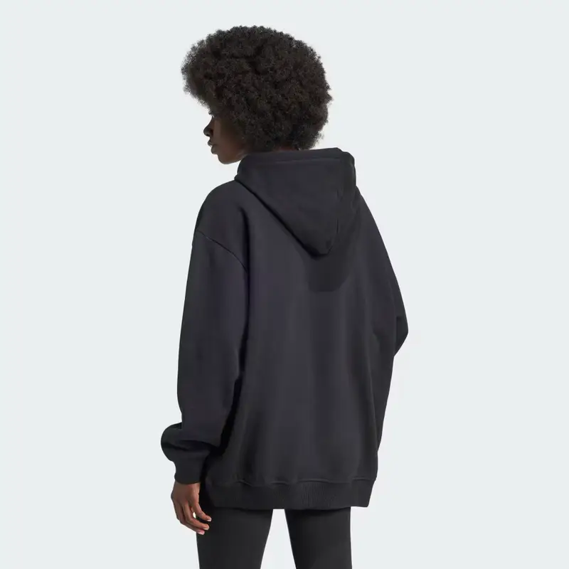 Hoodie Essentials Loose French Terry Black miniatura 2