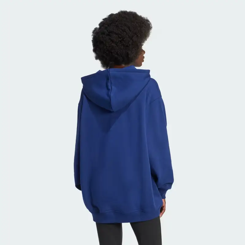 Hoodie Essentials Loose French Terry Dark Blue miniatura 2