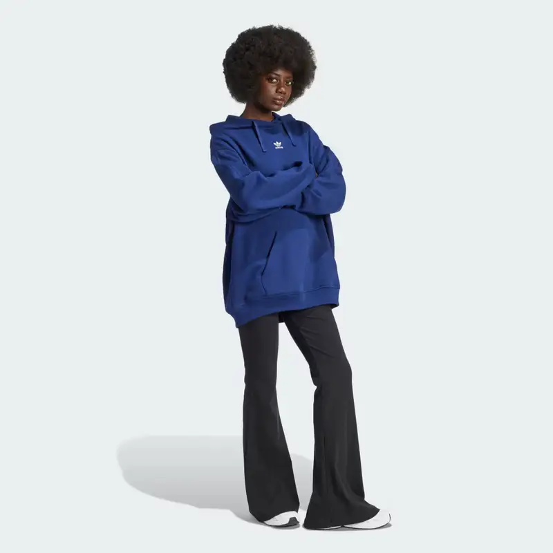 Hoodie Essentials Loose French Terry Dark Blue miniatura 3