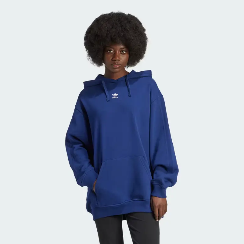Hoodie Essentials Loose French Terry Dark Blue
