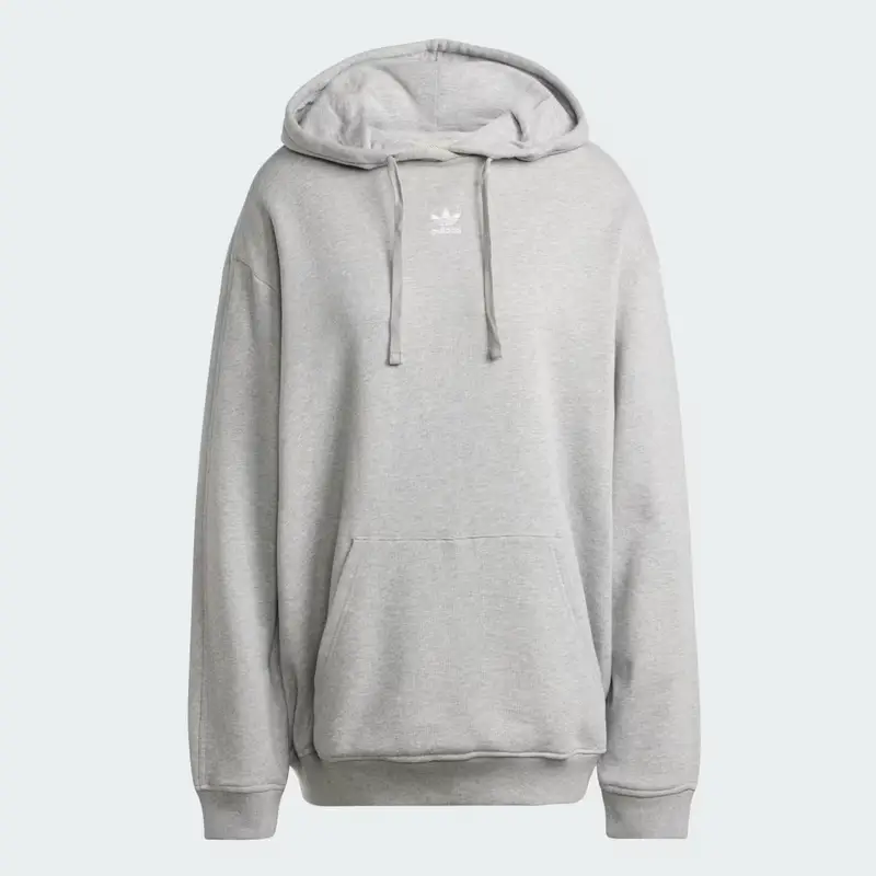 Hoodie Essentials Loose French Terry Medium Grey Heather miniatura 4