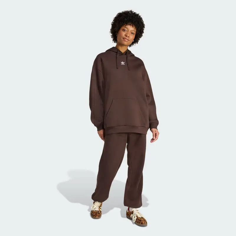 Hoodie Essentials Oversized Fleece Aurora Coffee miniatura 3