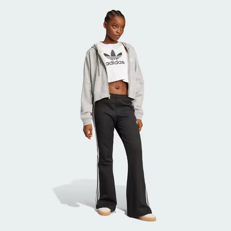 Hoodie Essentials Short Full-Zip French Terry Medium Grey Heather miniatura 3