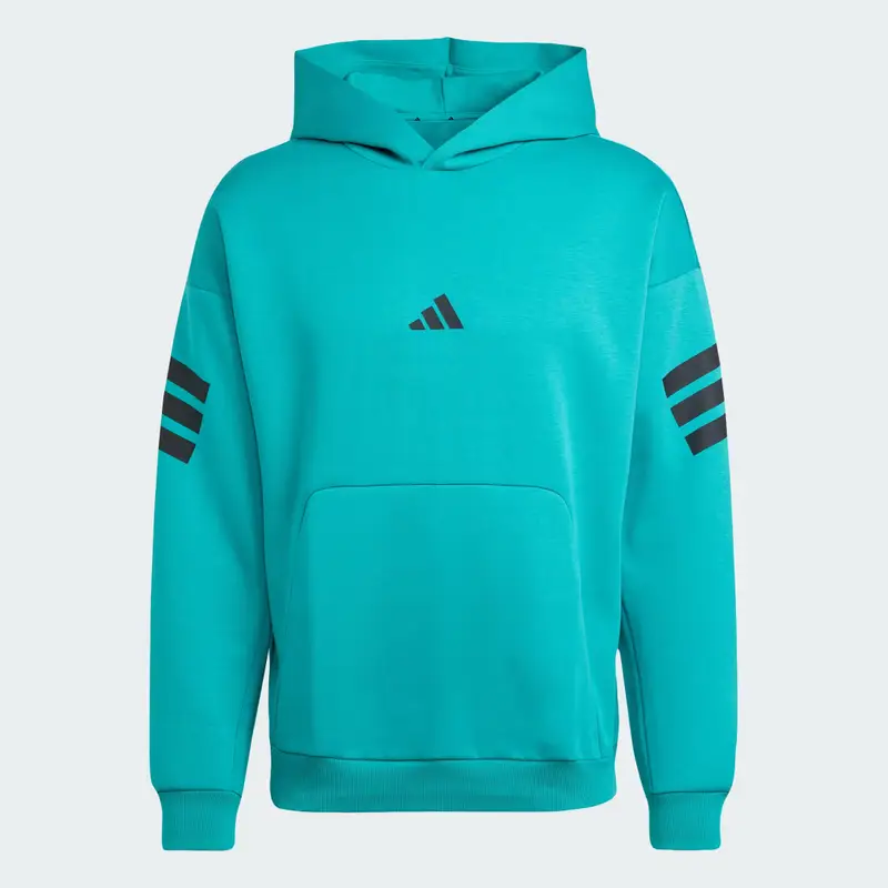Hoodie Future Icons 3-Stripes Pure Teal miniatura 4